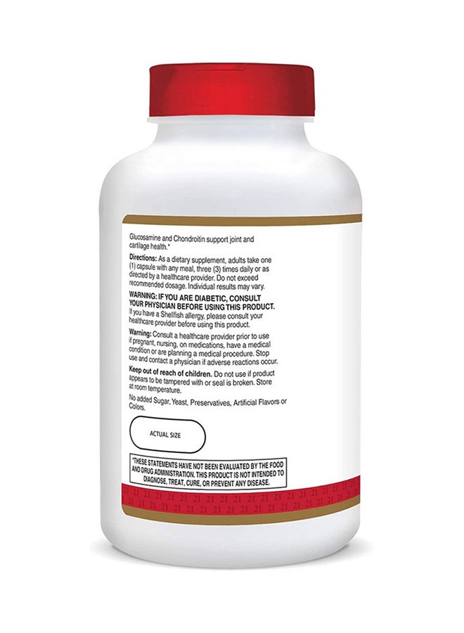 21st Century Glucosamine Chondroitin 500/400mg - 60 Capsules - Image 3